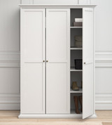 Cannes French Inspired White 3 Door Wardrobe