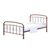 Halston Copper Metal Bed Frame