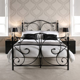 Florence Black Metal Bed Frame
