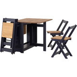 Santos Butterfly Dining Set in Navy Blue