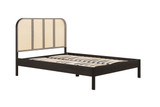 Margot Rattan Black Bed Frame