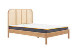 Margot Rattan Oak Bed Frame