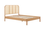 Margot Rattan Oak Bed Frame