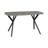 Athens Concrete and Black Dining Table