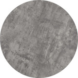 Athens Concrete and Black Round Dining Table