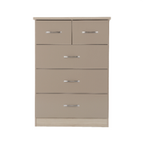 Nevada Oyster and Oak 3+2 Drawer Chest