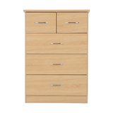 Nevada Sonoma Oak 3+2 Drawer Chest