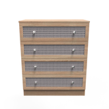 Rattan Bardolino 4 Drawer Chest