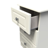 Pembroke Cream 3 Drawer Bedside Cabinet