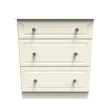 Pembroke Cream 3 Drawer Deep Chest 