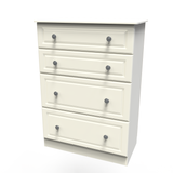 Pembroke Cream 4 Drawer Deep Chest