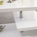 Polar White Gloss LED Coffee Table