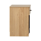 Bellingham Oak Effect 1 Drawer Bedside Cabinet