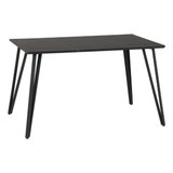 Marlow Black Marble Effect Dining Table