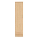 Nevada Sonoma Oak 1 Door 1 Drawer Wardrobe