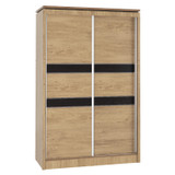 Charles Oak Effect 2 Door Sliding Wardrobe