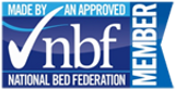 Made by an approved member of National Bed Federation