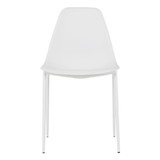 Pair of White Lindon Dining Chairs