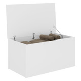 Nevada White Gloss Blanket Box