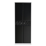 Pixel Black and White 2 Door Wardrobe