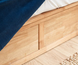 Madrid Oak End Lift Ottoman Bed