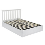 Oxford White Ottoman Bed Frame