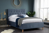 Loxley Grey Fabric Bed