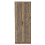 Hong Kong Vintage Oak 2 Door Wardrobe