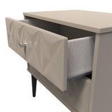 Pixel Mushroom 2 Drawer Midi Chest with Dark Scandinavian Legs