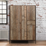 Urban Rustic 4 Door Wardrobe