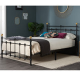 Atlas Black Metal Bed Frame (4'6" Double)