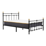 Atlas Black Metal Bed Frame (4' Small Double) 