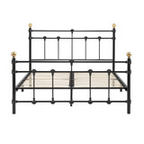 Atlas Black Metal Bed Frame (4' Small Double) 