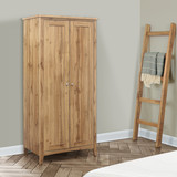 Hampstead Oak 2 Door Wardrobe