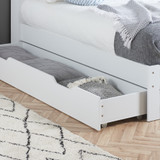 Alfie White Storage Bed (5' King) 