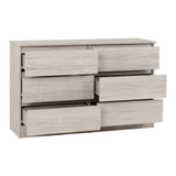 Malvern Urban Snow 6 Drawer Chest 