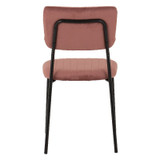 Set of 4 Sheldon Pink Velvet Chairs