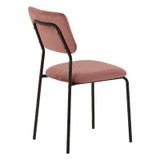 Set of 4 Sheldon Pink Velvet Chairs