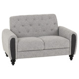 Chester Grey Fabric 3+2 Sofa Suite