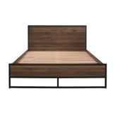 Houston Walnut Bed Frame (4'6" Double)