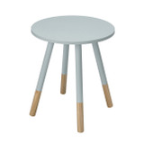 Costa Blue and Light Wood Side Table