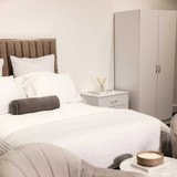 Delta White 3 Piece Bedroom Set