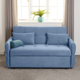 Chelsea Blue Fabric Sofa Bed