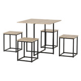 Kent Sonoma Oak Space Saving Stowaway Dining Set 