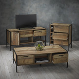 Hoxton Rustic 2 Drawer Coffee Table