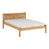 Maya Distressed Wax Pine Bed Frame (4' Small Double)