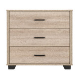 Oliver Light Oak 3 Drawer Chest