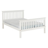 Monaco White Pine Low Foot End Bed Frame (4' Small Double)