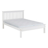 Monaco White Pine Low Foot End Bed Frame (5' King)