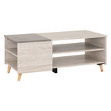 Aspen White Oak and Stone Effect Coffee Table